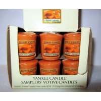 Box Lot of 18 Yankee Candle Retired "CREAMY CARAMEL"~ Sampler Votives ~ RARE~NEW   123311873754